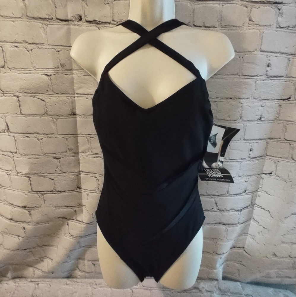 Carol Wior NWT Swimsuit Slimsuit Size 10